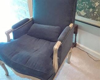 Open arm chair, French