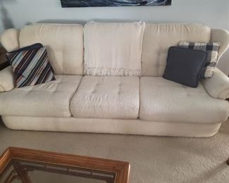 Living room sofa, no tears, rips or stains