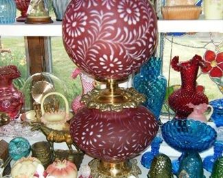 Gown With The Wind Lamp . Big and beautiful. Daisey and Fern .    