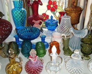 More Fenton and my favorite the little fairy lights.