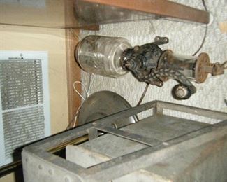 The old time coffee grinder