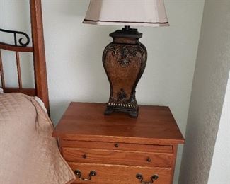 Nightstand & Lamp