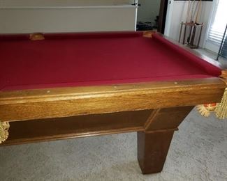 Pool Table with Ping Pong Topper