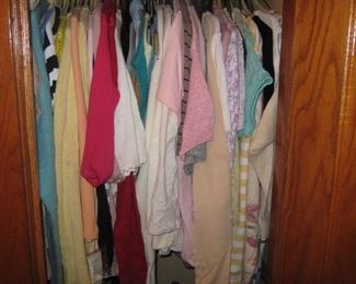 Lots of clothing