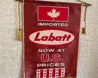 Vintage Labatt Flag
