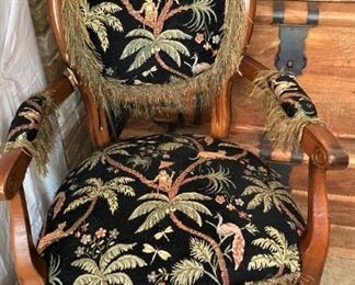 Upholstered arm chair