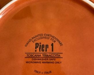 Hand-painted earthenware exclusively for Pier 1 - from Italy