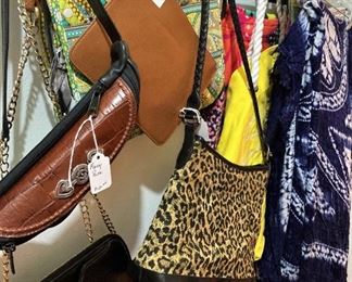 Purses and scarves