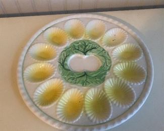 Deviled egg dish 