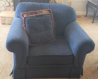 Blue Fabric Chair