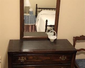 vintage bachelors chest and mirror