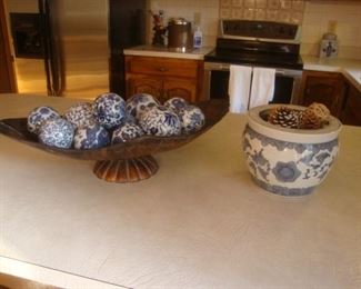 Blue and white porcelain