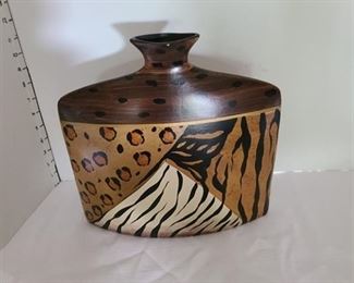 Animal Print Vase