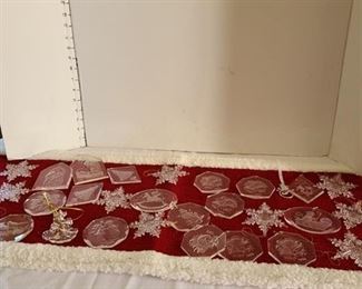 Clear Holiday Ornaments