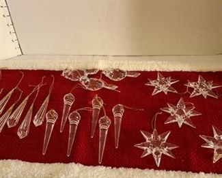 Clear Holiday Ornaments