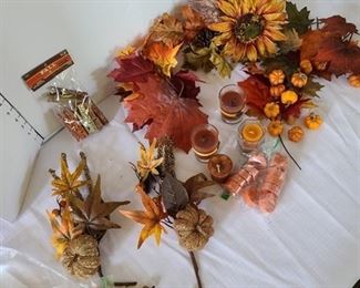 Autumn Decor and Candles INCLUDING Glitter Clothespins!
