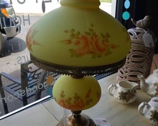 Fenton Hurricane Lamp