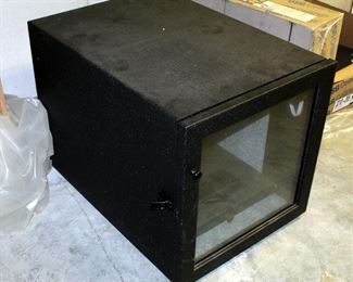 Isovox Sound Construction Supply Co Temperature Controlled Insulated Case, With Glass Front, 26" x 23.5" x 35"