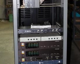 Stantron Rolling Server Rack 79" x 22.5" x 27", Includes Tascam , Dynafex Noise Reduction System, Model DV-RA1000, Digidesign 888, And More