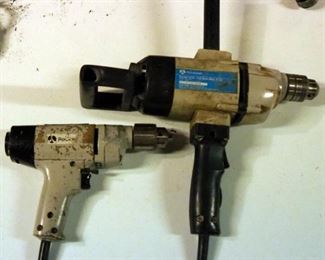Rockwell Electric 3/8" Drill, Model 266, And 1/2" Reversible Drill, Model 665