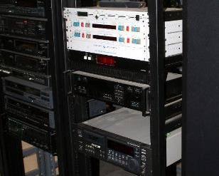 Stantron Rolling Server Rack, 79" x 22.25" x 25", Includes, White Instruments 4700, Sony PCM-R500, Crown D-75, And More