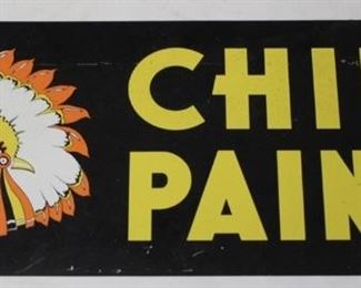 2 - Chief Paints Double-Sided Metal Sign 25 x 9

