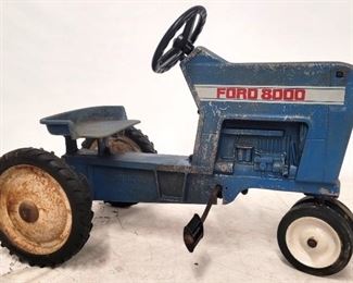 3x - Vintage Ford pedal tractor 25 x 36
