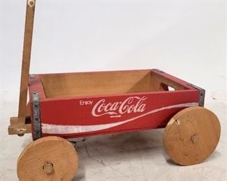 4x - Vintage Coca-Cola wooden crate / wagon 8 x 20
