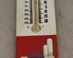 6 - Kent Cigarettes Plastic Thermometer 16 x 2 1/2

