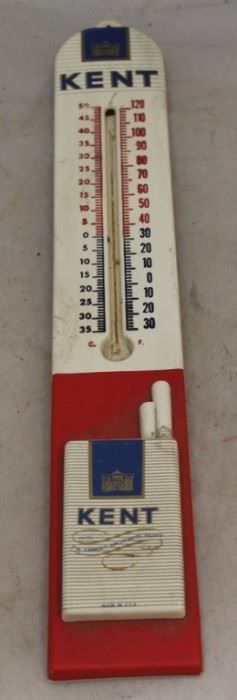 6 - Kent Cigarettes Plastic Thermometer 16 x 2 1/2
