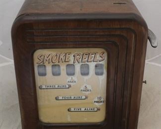 11 - "Smoke reel" Cigarette Gambling Machine (12 x 12 x 8 1/2)
