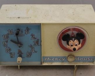 17 - General Electric Mickey Mouse Clock/Radio
