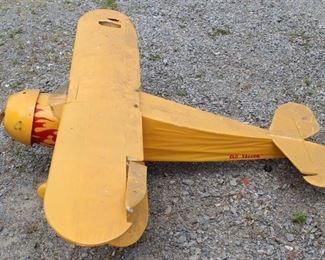 87 - Old Yeller yellow plane 56 x 47

