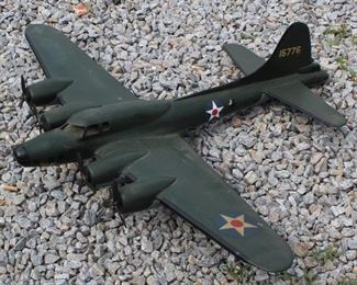 96 - Green model air plane 39 x 37
