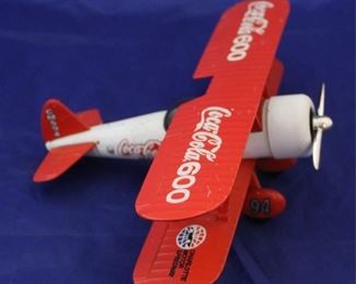 106 - Coca-Cola Racing Champions Metal Airplane
