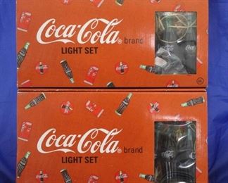 161 - Coca - Cola Christmas lights - 2 boxes
