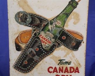 163 - Canada Dry metal sign

