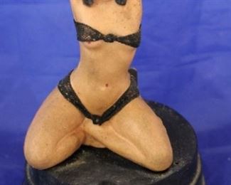 181 - Wind up Hula girl figure 7" tall
