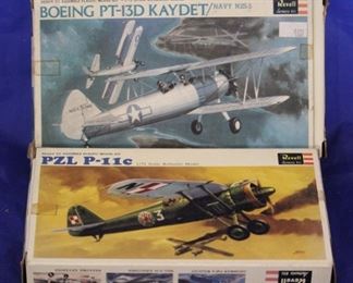 198 - 2 Revell airplane model kits
