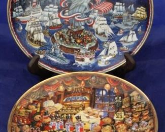 208 - 2 Franklin Mint Pepsi collector plates
