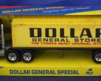 254 - Buddy L Dollar General semi-truck in box
