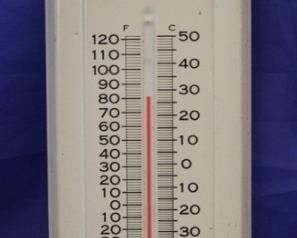 256 - Napa Auto Parts metal thermometer 14 x 5
