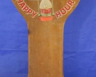 283 - Seagrams 7 and 7UP wood bottle holder
