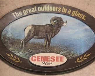 293 - Genesee Beer plastic sign 17 x 22
