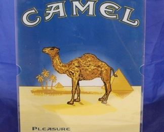 308 - Camel cigarettes plastic store sign 16 1/2 x 11 1/2
