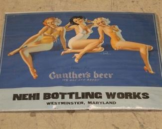 311 - Gunther's Beer Nehi poster 18 x 17
