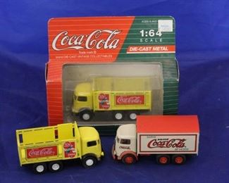 313 - 3 Hartoy Coca-Cola delivery trucks (1/64)
