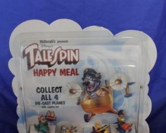 354 - McDonalds Talespin Happy Meal toy display
