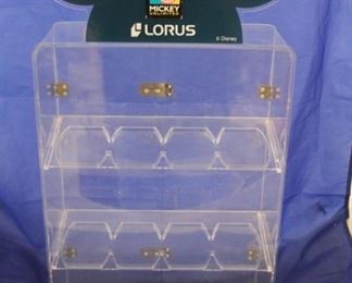 356 - Lorus Mickey unlimited watch store display 24 1/2 x 13 x 8
