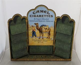 370 - Camel Cigarettes metal store display 20 x 18 1/2
